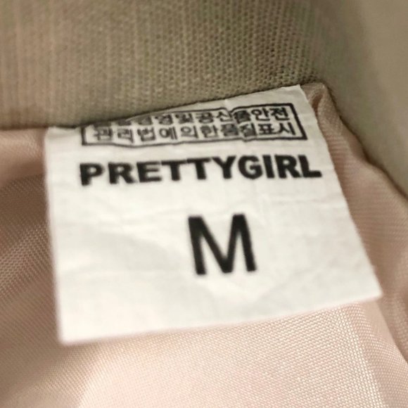 PrettyGirl Beige Tan Mini Body-con Pull On Pencil Skirt Size XS - Picture 8 of 8